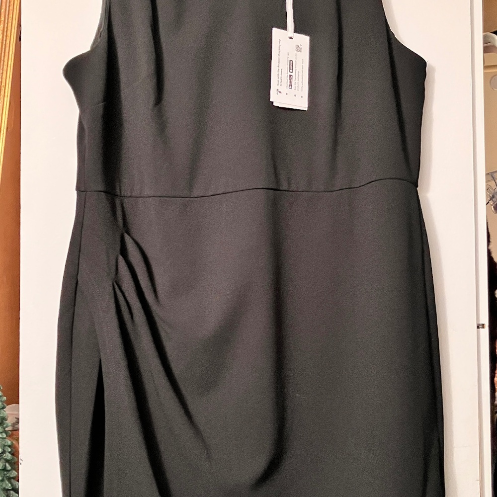 Grace Karin Sleeveless Black Sheath Dress. Size 2X. Original Owner. New with Tag